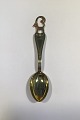 A. Michelsen Christmas Spoon 1948 Gilded Sterling Silver with Enamel