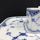 Blue Fluted Half Lace inkwell
