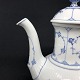 LARGE Blue Fluted coffee pot
