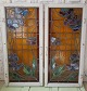 Pair of glass Art Nouveau windows