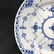 Blue Fluted Half Lace cake plate 15.5 cm.
