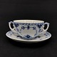 Blue Fluted Half Lace soup cup
