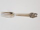 H.C. Andersen fairy tale fork in silver - motif "Klods Hans"