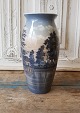 Arthur Boesen for Dahl Jensen - vase decorated with landscape no. 7/48 24.5 cm.