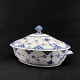 Blue Fluted Half Lace lidded dish, 1/622
