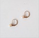 Ear studs in 14 kt with freshwater pearl