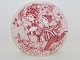 Bjorn Wiinblad art potteryRed Month plate - August