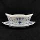 Blue Fluted Plain Gravy boat
