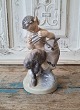 Royal Copenhagen figur - Faun med ugle no. 2107