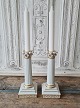 Royal Copenhagen pair of very beautiful pillar candlesticks Juliane Marie stamp 
no. 1016
