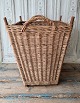 French vintage wine picking basket