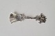 Silver spade in silver decorated with ship