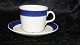 Coffee cup with saucer # Blå Koka Rørstrand