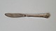 Herregård dinner knife in silver and steel 20.5 cm.