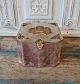 Lovely old collar box lined with purple velvet