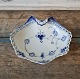 Royal Copenhagen Blue Fluted full lace mussel shaped dish no. 1074