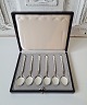 Put on 6 mocha spoons in gold-plated sterling silver and enamel