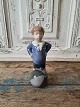 Royal Copenhagen figur - Dreng med stribet bold no. 3542