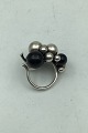 Georg Jensen Sterling Sølv Onyx Moonlight Grape Ring