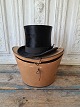 High hat in moleskin in original box - hat size 55