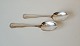 Cohr Double fluted coffee spoon in silver 11.5 cm.