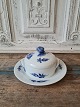 Royal Copenhagen Blue Flower butter dish on saucer No. 8076