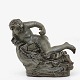 Bode Willumsen / Royal Copenhagen
Figure in glazed stoneware of boy riding wave. Made in 1949. Signed by designer 
and maker. Model "20899".
1 pc. in stock
Original condition
