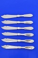 Hans Hansen silver cutlery No 1 
Six Fish knifes