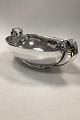 Georg Jensen Sterling Sølv Stor Oval Art Deco Skål No 622B