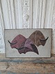 Inger Exner for Knabstrup relief with three bulls in cast iron frame