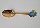A.Michelsen Christmas spoon in sterling silver with enamel 1975