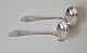 Empire pair of sauce spoons in silver from 1900