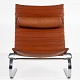 Poul Kjærholm / E. Kold Christensen
PK 20 - High-back lounge chair in original cognac leather on a steel frame. 
Designed in 1968. Stamped from manufacturer.
3 pcs. på lager
Original condition
