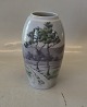 B&G 620-5251 Vase with trees along the road 18 cm B&G Porcelain
