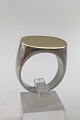 Georg Jensen / Hans Hansen Sterling Silver Ring with Gold