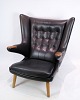 Papa bear chair - Model A.P 19 - Black Leather - Teak and oak - Hans J. Wegner - 
P.P Furniture - 1950s
Great condition
