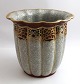 Dahl Jensen. Craquele vase. Model 151-457. Højde 13 cm. (2 sortering)