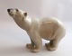 Bing & Grondahl. Porcelain figurine. Standing Polar Bear. Model 1692. Length 19 
cm. (1 quality)