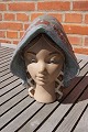 Lladro ceramics & stoneware, Spain. Beautiful woman face with bonnet