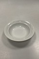Royal Copenhagen White Magnolia with Embossed Bisque Flowers Deep Plate No 604