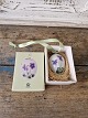Royal Copenhagen Easter egg decorated with violet from 2018