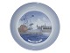 Royal Copenhagen 
Round tray with Helsingør Skibsværft & Maskinbyggeri
