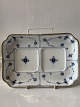 Blue Fluted Fluted with gold rim, Dish for writing set.
Dec. No. 1/127.
