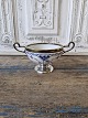 Royal Copenhagen Musselmalet halvblonde sukkerskål med forsølvet montering