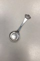 Danish Ornamental Silver Spoon with Commemorative Coin and Crown Decoration