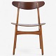 Hans J. Wegner / Carl Hansen & Søn.
CH 30 - Spisestol med stel i patineret bøg og kopstykke i teak.
1 stk. på lager
