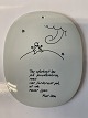 Royal Copenhagen
Piet Hein platte med gruk - Tæv uforknyt