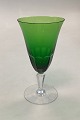 Lindenborg Grønne hvidvinsglas fra Holmegaard Glasværk