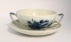 Royal Copenhagen. Blue flower, svejfet. Broth cup. Model 1872. Diameter 13 cm. 
(4 quality)