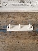 Aluminia cream-colored earthenware coat rack with 3 hooks
